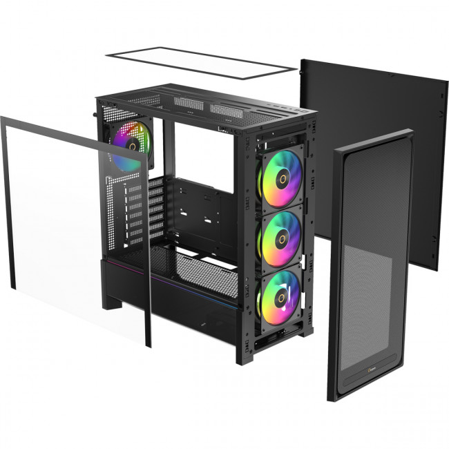 Корпус ПК без блока питания Ocypus Delta-C70-BKG400XX-GL — для бизнеса и офиса