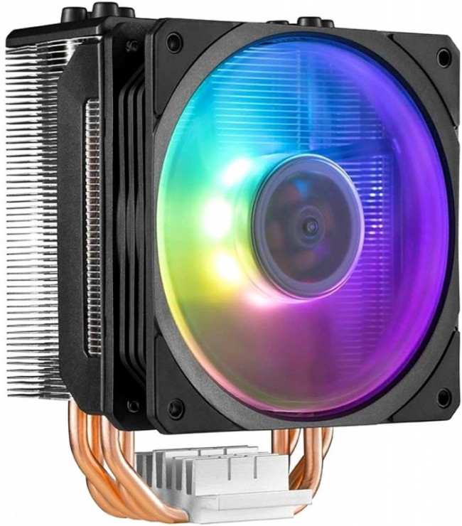 Кулер для процессора CoolerMaster Hyper 212 RGB Black Edition — для бизнеса и офиса Кулер для процессора CoolerMaster Hyper 212 RGB Black Edition — для бизнеса и офиса