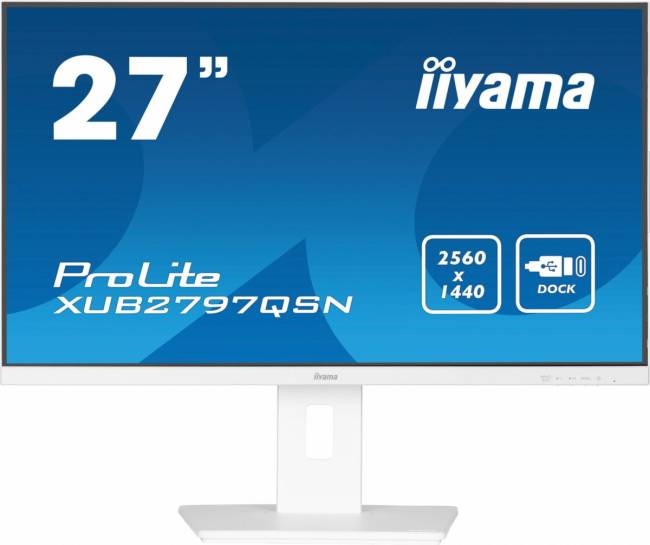 Монитор IIYAMA XUB2797QSN-W2 — для бизнеса и офиса Монитор IIYAMA XUB2797QSN-W2 — для бизнеса и офиса