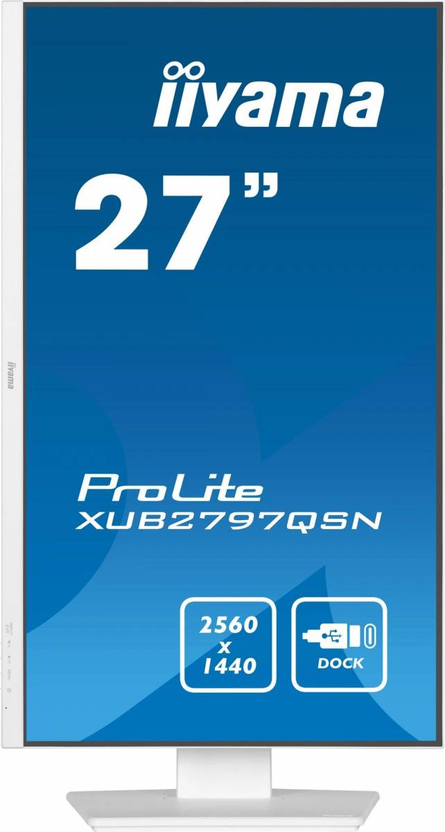 Монитор IIYAMA XUB2797QSN-W2 — для бизнеса и офиса Монитор IIYAMA XUB2797QSN-W2 — для бизнеса и офиса