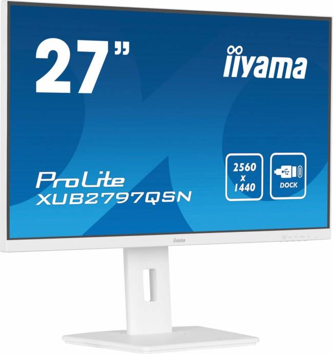 Монитор IIYAMA XUB2797QSN-W2 — для бизнеса и офиса Монитор IIYAMA XUB2797QSN-W2 — для бизнеса и офиса