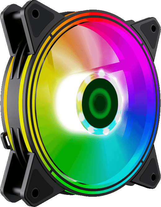 Комплект кулеров для корпуса ПК + контроллер вентиляторов Gamemax RQ300