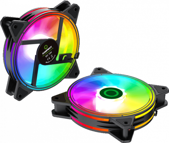 Комплект кулеров для корпуса ПК + контроллер вентиляторов Gamemax RQ300