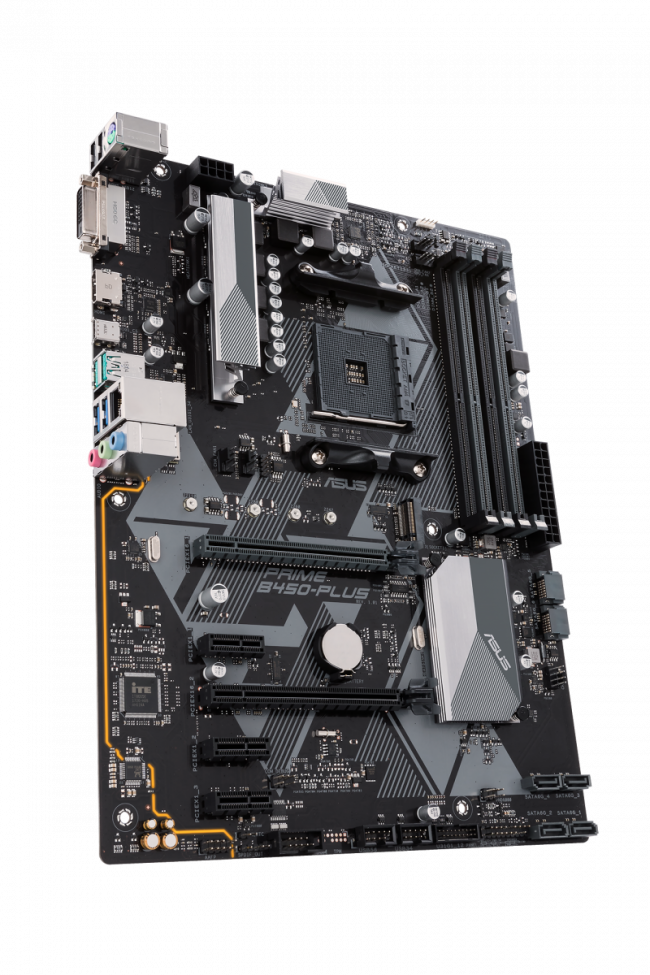 Материнская плата ASUS PRIME B450-PLUS — для бизнеса и офиса Материнская плата ASUS PRIME B450-PLUS — для бизнеса и офиса
