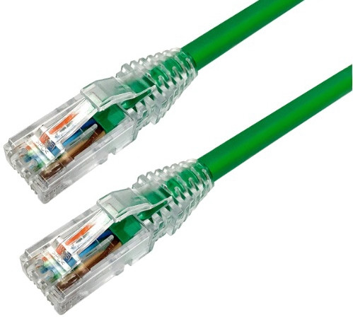Коммутационный шнур Кат. 6 U/UTP RJ-45 LSZH, зеленый, 2.0 м CommScope RJ45(m) - RJ45(m) Cat.6 U/UTP LSZH 2м — для бизнеса и офиса