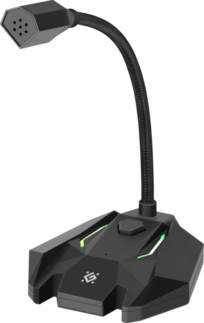 Defender Игровой стрим микрофон Tone GMC 100 USB, LED, провод 1.5 м Defender 64610 — для бизнеса и офиса
