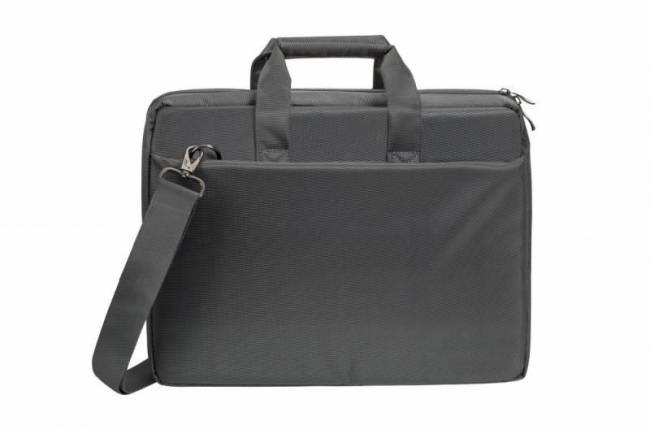 Сумка для ноутбука 15.6" Riva 8231 GREY — для бизнеса и офиса Сумка для ноутбука 15.6" Riva 8231 GREY — для бизнеса и офиса