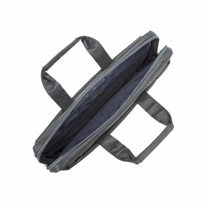 Сумка для ноутбука 15.6" Riva 8231 GREY — для бизнеса и офиса Сумка для ноутбука 15.6" Riva 8231 GREY — для бизнеса и офиса