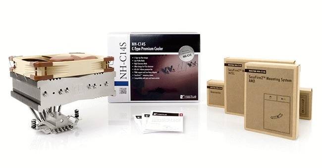 Кулер для процессора Noctua CPU Cooler NH-C14S Beige/Brown — для бизнеса и офиса
