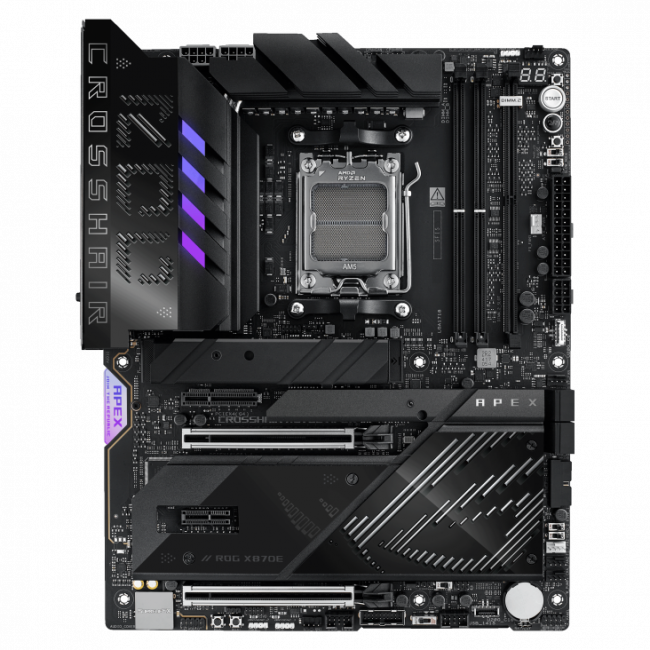Материнская плата ASUS ROG CROSSHAIR X870E APEX — для бизнеса и офиса Материнская плата ASUS ROG CROSSHAIR X870E APEX — для бизнеса и офиса
