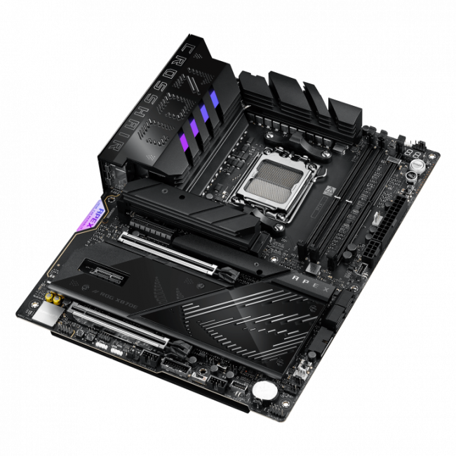 Материнская плата ASUS ROG CROSSHAIR X870E APEX — для бизнеса и офиса Материнская плата ASUS ROG CROSSHAIR X870E APEX — для бизнеса и офиса