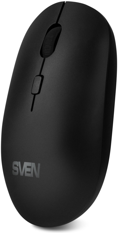 Беспроводная мышь SVEN RX-222W чёрная (BT, 2.4GHz, АКБ, 3+1кл. 1200-1800DPI, кор.) Sven SV-021771 — для бизнеса и офиса Беспроводная мышь SVEN RX-222W чёрная (BT, 2.4GHz, АКБ, 3+1кл. 1200-1800DPI, кор.) Sven SV-021771 — для бизнеса и офиса