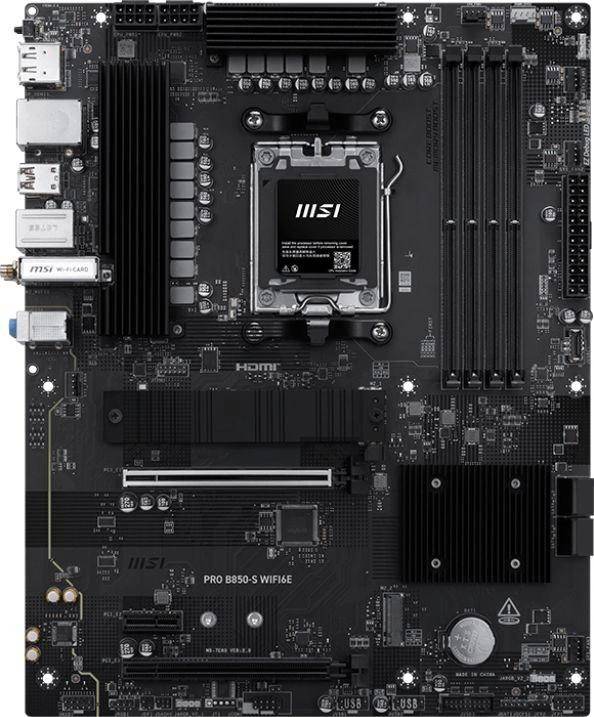 Материнская плата MSI PRO B850-S WIFI6E — для бизнеса и офиса
