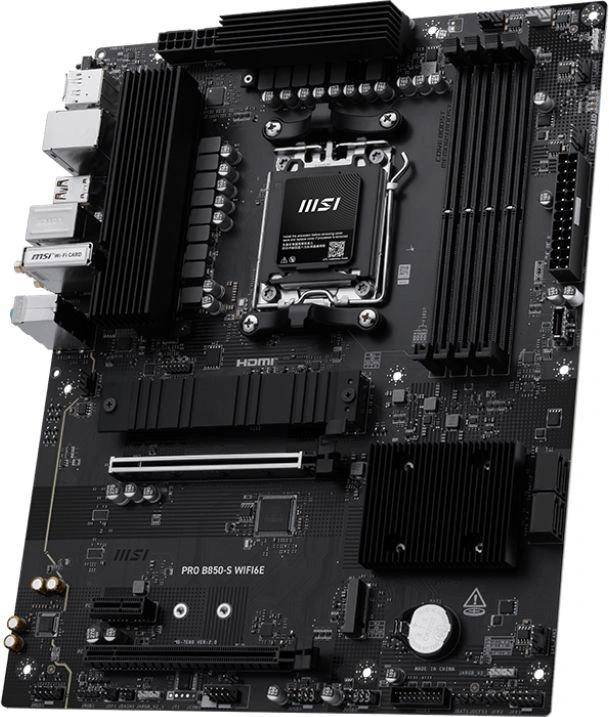 Материнская плата MSI PRO B850-S WIFI6E — для бизнеса и офиса