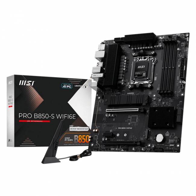 Материнская плата MSI PRO B850-S WIFI6E — для бизнеса и офиса