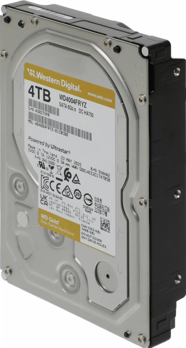 Жесткий диск WD WD4004FRYZ — для бизнеса и офиса