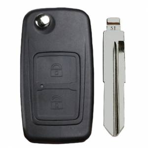 Корпус выкидного ключа CHERY 2 кнопки VO-VBP VO9P, с лого