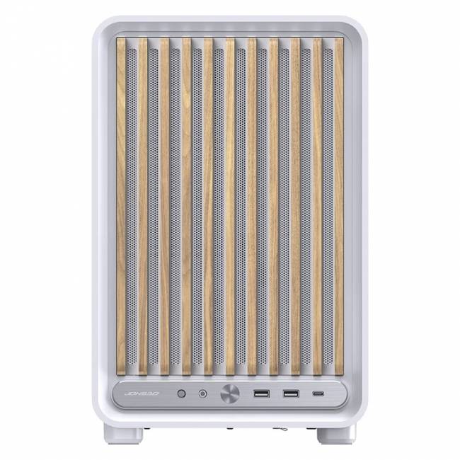 Корпус без блока питания JONSBO D33 WOOD White — для бизнеса и офиса