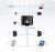 Переключатель, электрон., USB, 2 User > 4 устройства + клавиатура + мышь, 2 USB A-тип > 4 USB A-тип, Male > Female, со встроен. шнурами 2х1.2м., (USB 2.0) ATEN US424