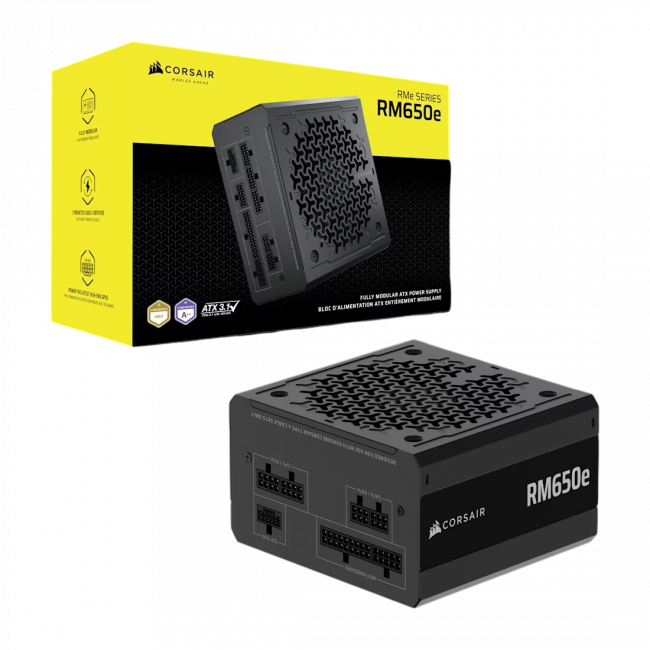 Блоки питания Corsair RM650e CP-9020302-EU — для бизнеса и офиса