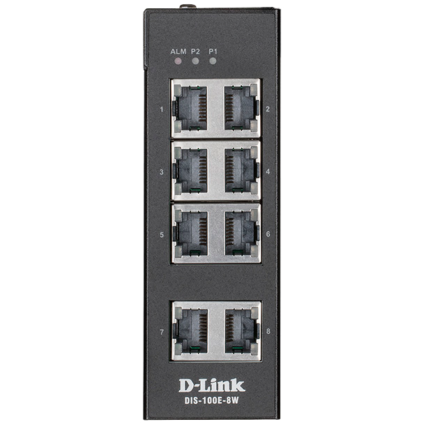 Коммутатор D-Link DIS-100E-8W/A1A — для бизнеса и офиса Коммутатор D-Link DIS-100E-8W/A1A — для бизнеса и офиса