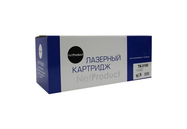 Тонер-картридж NetProduct (N-TK-3190) для Kyocera P3055dn/P3060dn, 25K, с чипом — для бизнеса и офиса