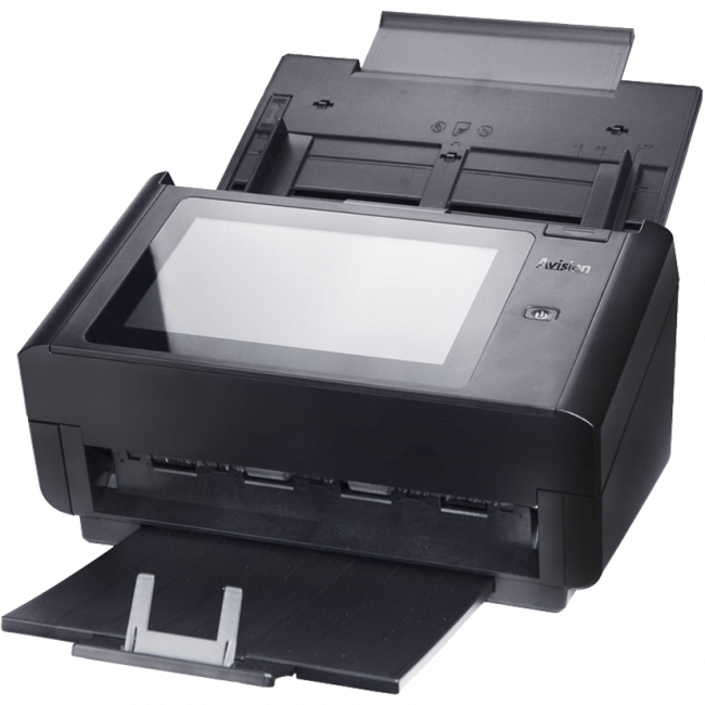 AN360W Сетевой документ-сканер, цветной, двусторонний, 60 стр./мин, ADF 100, A4, сенсорный экран 8", USB 3.2, Ethernet, Wi-Fi, нагрузка 6 000 стр/день Avision 000-0916-07G — для бизнеса и офиса