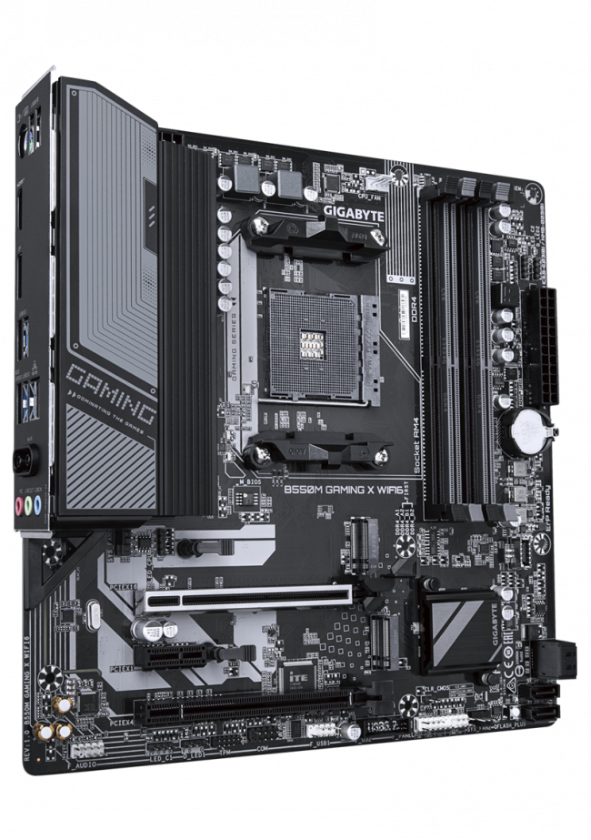 Материнская плата GIGABYTE B550M GAMING X WIFI6 — для бизнеса и офиса Материнская плата GIGABYTE B550M GAMING X WIFI6 — для бизнеса и офиса