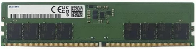 Память оперативная Samsung DDR5 DIMM 16GB UNB 5600 1Rx8, 1.1V — для бизнеса и офиса Память оперативная Samsung DDR5 DIMM 16GB UNB 5600 1Rx8, 1.1V — для бизнеса и офиса