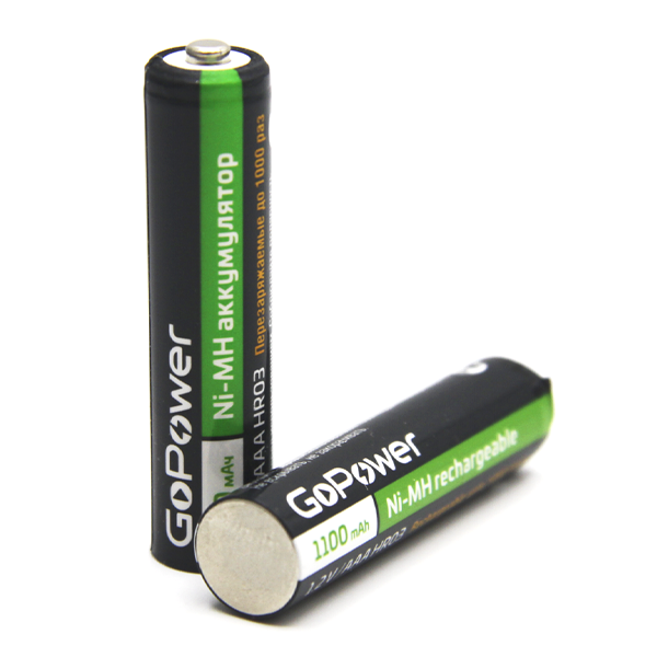 Аккумулятор бытовой GoPower HR03 AAA BL2 NI-MH 1100mAh (2/20/320) блистер (2 шт.) Аккумулятор бытовой GoPower HR03 AAA (00-00015316) Аккумулятор бытовой GoPower HR03 AAA BL2 NI-MH 1100mAh (2/20/320) блистер (2 шт.) Аккумулятор бытовой GoPower HR03 AAA (00-00015316)
