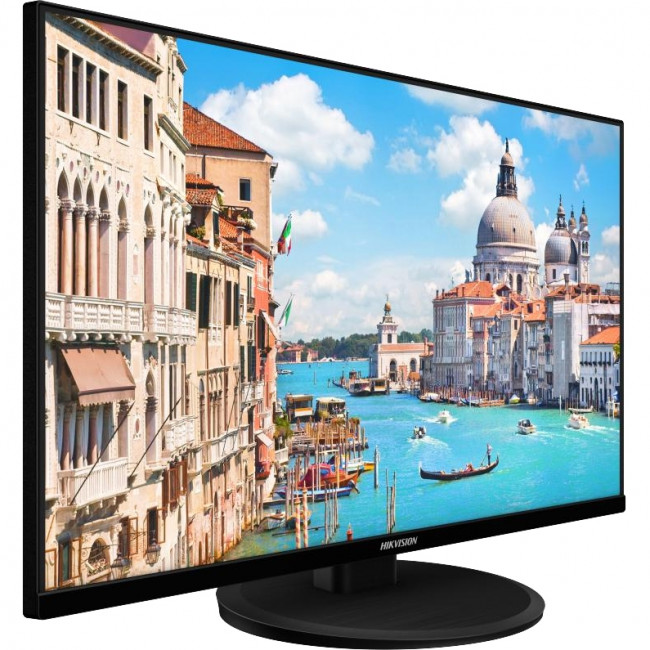 27" D-LED Монитор, Разрешение 4K 3840х2160; цветность 1.07млрд; яркость 300кд/м2; контрастность 1000:1; время отклика 5.5мс; входы: 1 HDMI 1 VGA 1 DP 1 аудио 2 динамика; AC100В-240В; 70Вт; 0 C...+40C; VESA; пластик; настольный кронштейн; Hikvision DS-D502 27" D-LED Монитор, Разрешение 4K 3840х2160; цветность 1.07млрд; яркость 300кд/м2; контрастность 1000:1; время отклика 5.5мс; входы: 1 HDMI 1 VGA 1 DP 1 аудио 2 динамика; AC100В-240В; 70Вт; 0 C...+40C; VESA; пластик; настольный кронштейн; Hikvision DS-D502