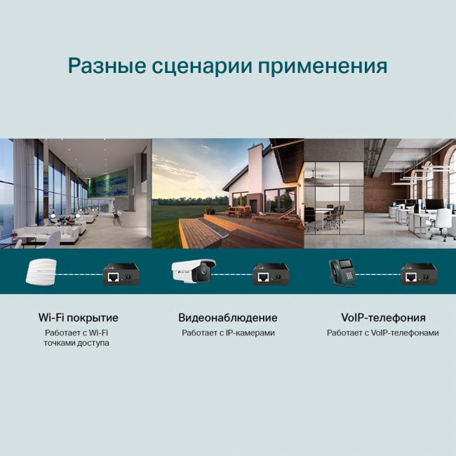PoE инжектор TP-Link PoE150S