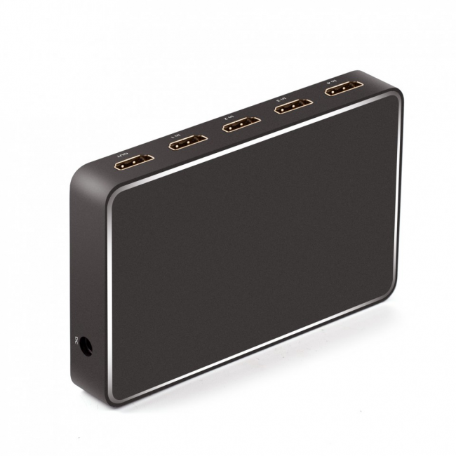 Greenconnect Переключатель HDMI V2.0 +USB Charge 5 к 1 серия Greenline Greenconnect Переключатель Greenline HDMI V2.0 +USB Charge 5 к 1 — для бизнеса и офиса