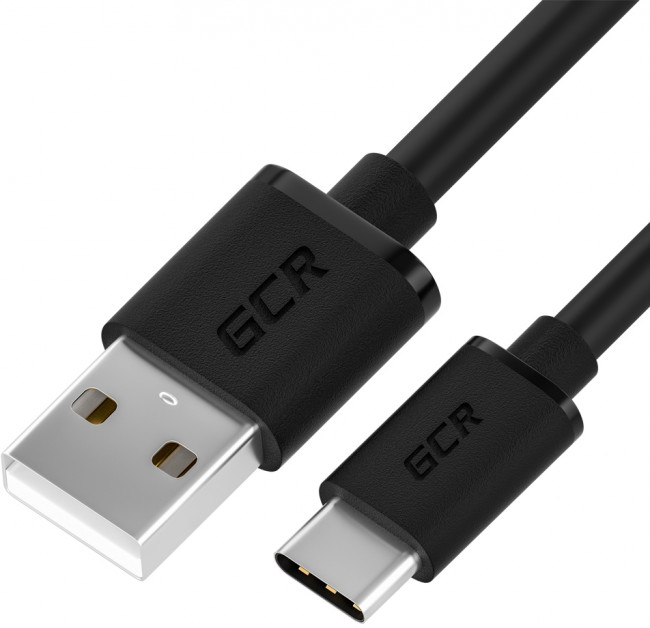 Greenconnect QC Кабель 1.0m, TypeC, быстрая зарядка, черный TPE, черные коннекторы, 28/22 AWG, GCR-52726 Greenconnect — для бизнеса и офиса