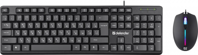 Defender Проводной набор Triumph C-991 RU,черный,полноразмерный,1.8м Defender 45991