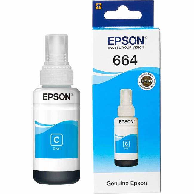 Чернила Epson L100 Cyan ink bottle 70ml (C13T66424A) — для бизнеса и офиса