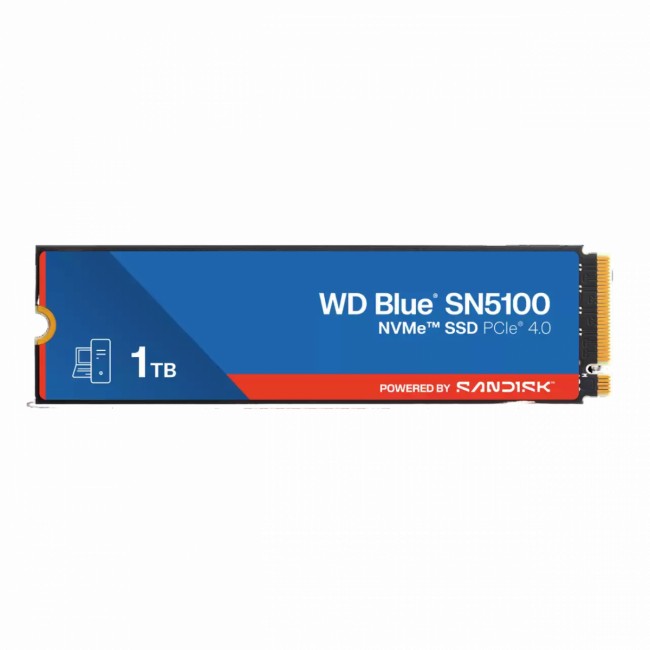 Твердотельные накопители WD SSD Blue SN5100 WDS100T5B0E — для бизнеса и офиса