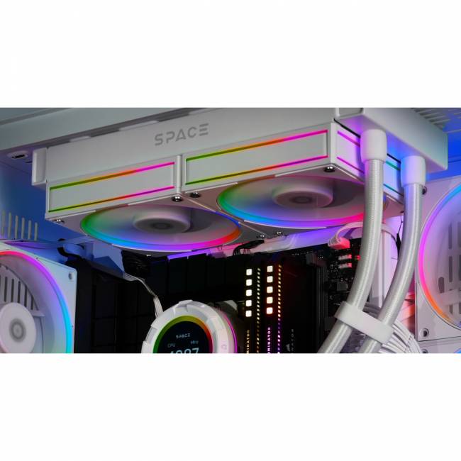 Кулер для корпуса ID-COOLING AF-127-ARGB-W — для бизнеса и офиса