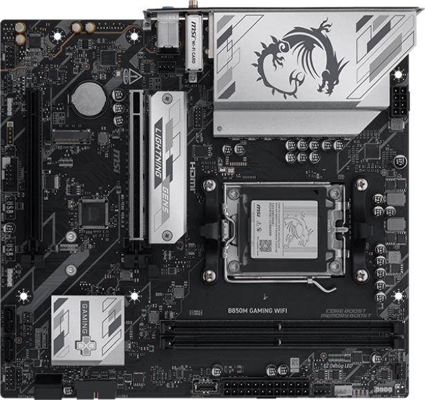 Материнская плата MSI B850M GAMING WIFI — для бизнеса и офиса