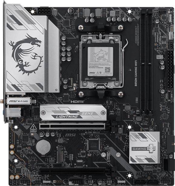 Материнская плата MSI B850M GAMING WIFI — для бизнеса и офиса