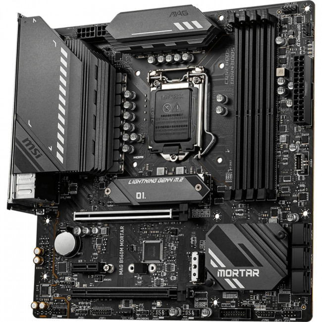 Материнская плата MSI MAG B560M MORTAR — для бизнеса и офиса Материнская плата MSI MAG B560M MORTAR — для бизнеса и офиса