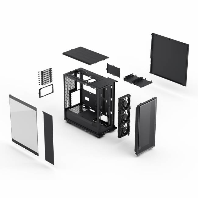 Корпус ПК без блока питания Fractal Design Epoch TG Light Black — для бизнеса и офиса Корпус ПК без блока питания Fractal Design Epoch TG Light Black — для бизнеса и офиса