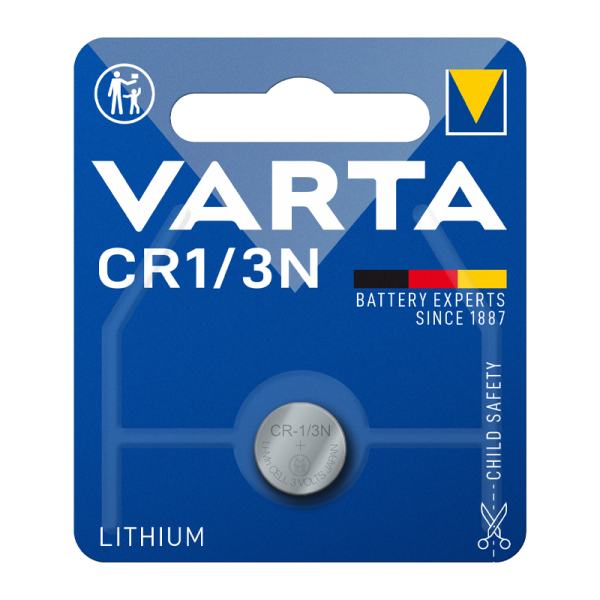 Батарейка Varta ELECTRONICS CR1/3N BL1 Lithium 3V (6131) (1/10/100) VARTA 6131101401 — для бизнеса и офиса Батарейка Varta ELECTRONICS CR1/3N BL1 Lithium 3V (6131) (1/10/100) VARTA 6131101401 — для бизнеса и офиса