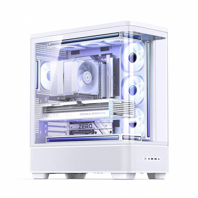 Корпус без блока питания JONSBO TK-5 White — для бизнеса и офиса