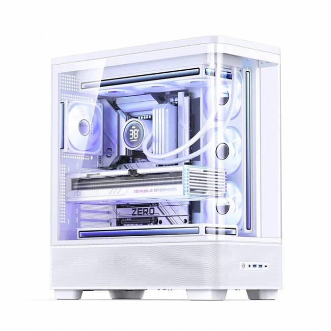 Корпус без блока питания JONSBO TK-5 White — для бизнеса и офиса