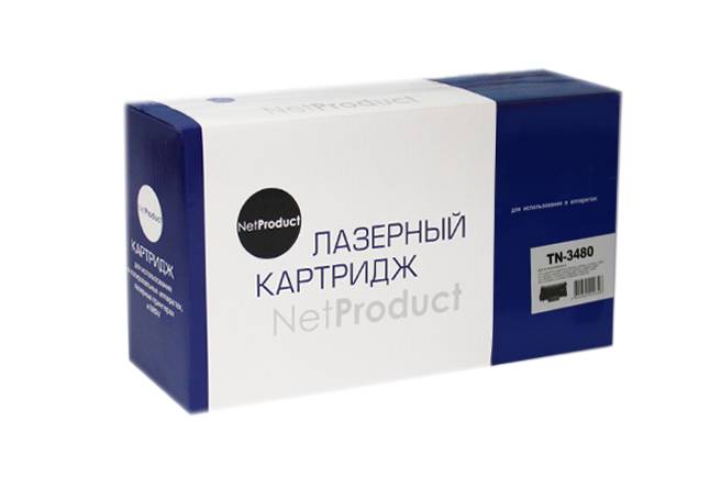 Тонер-картридж NetProduct (N-TN-3480) для Brother HL-L5000D/5100DN/5200DW, 8K — для бизнеса и офиса