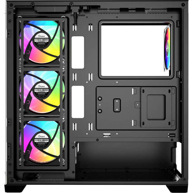 Корпус ПК без блока питания Ocypus Gamma-C72-BKD400XX-GL — для бизнеса и офиса