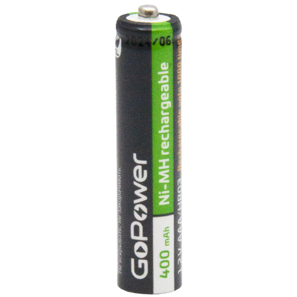 Аккумулятор бытовой GoPower HR03 AAA BL2 NI-MH 400mAh (2/20/320) блистер (2 шт.) Аккумулятор бытовой GoPower HR03 AAA (00-00018319) Аккумулятор бытовой GoPower HR03 AAA BL2 NI-MH 400mAh (2/20/320) блистер (2 шт.) Аккумулятор бытовой GoPower HR03 AAA (00-00018319)