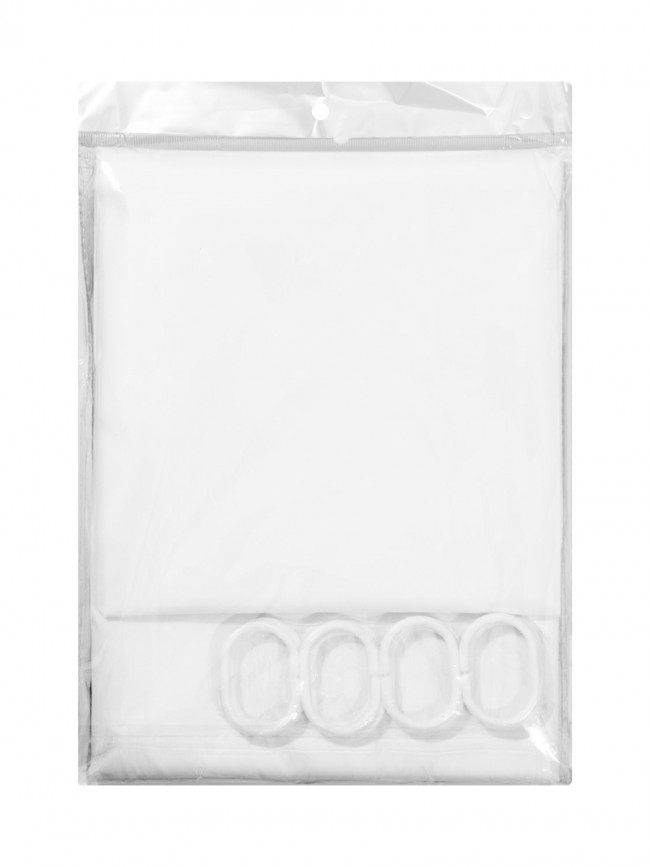 Штора для ванной Штора для ванной Base, 180х180 см белая