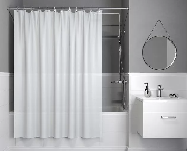 Штора для ванной Штора для ванной Base, 180х180 см белая